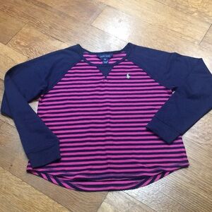 Ralph Lauren striped top size XL  16 girls